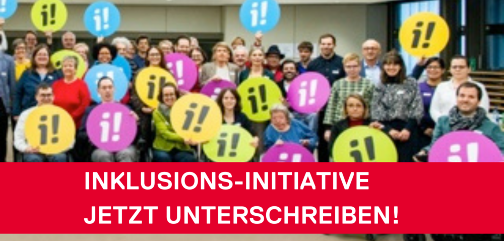 Die Unterschriften für die Inklusions-Initiative sind gesammelt!